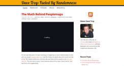 Desktop Screenshot of davetroy.com